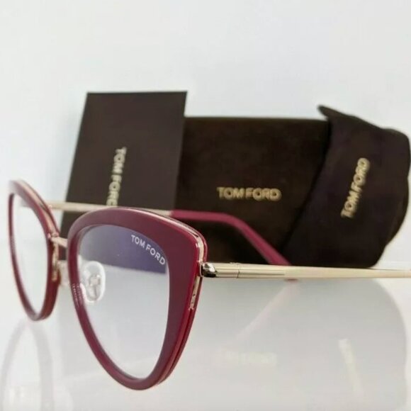 Tom Ford Red Authentic 53mm Eyeglasses - Picture 2 of 5